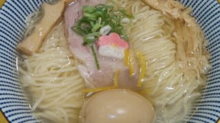 鯛塩そば 灯花 池袋東武 味玉鯛塩らぁ麺（970円）